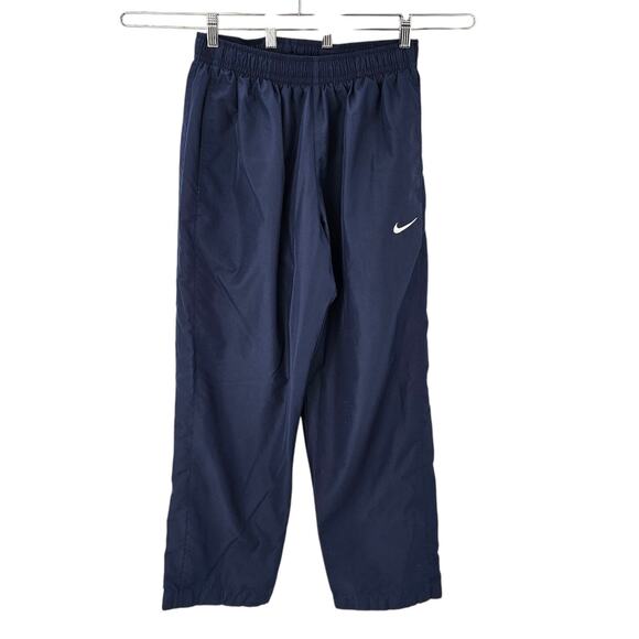 Nike Joggers Men Large Navy Blue Athletic Track Pants Y2k 90s 1990 Windbreaker - Picture 3 of 5